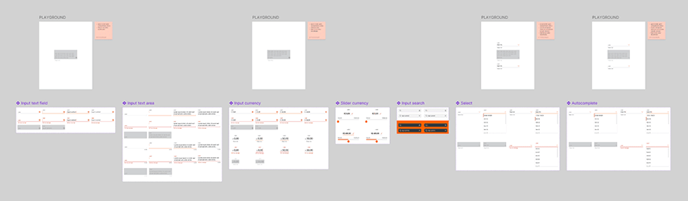 Component playground in Figma
